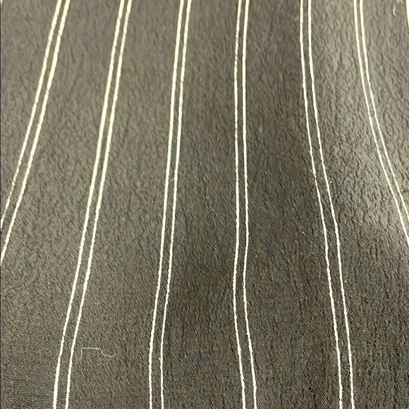 Aritzia Wilfred Faun Crop Pants Black With White Pinstripe - Picture 5 of 7